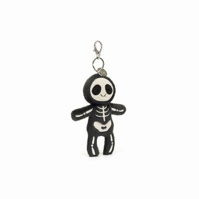 Jellycat Skeleton Bob Bag Charm Australia | 691274EJF